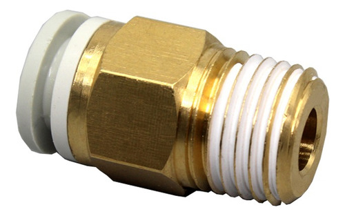 20 Conexões Reta 1/4 X 8 Mm Kq2h08-02as