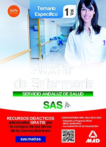 Auxiliar Enfermería Del Servicio Andaluz De Salud. Temario 