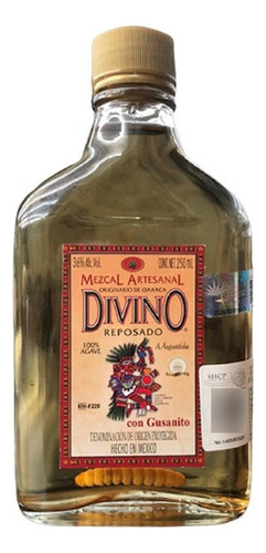 Paquete De 3 Mezcal Divino Reposado C/gusano 250 Ml