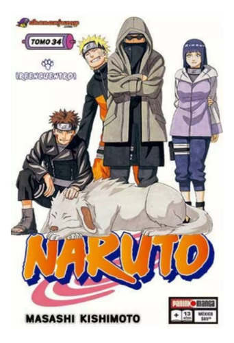 Naruto Tomo N.34 Panini Anime Español