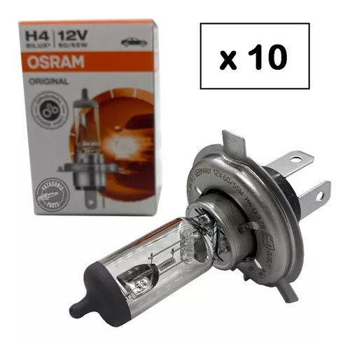 Blister 10 Lámparas H4 12v 60/55w P43t Osram Bilux Alemania