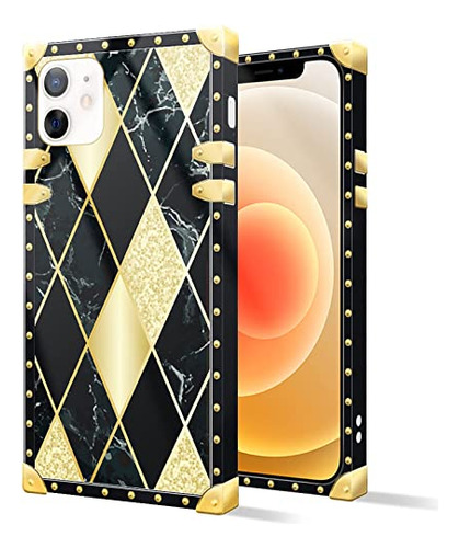 Caso Daizag Compatible Con iPhone 11 Pro Max Caso,black Gold