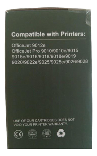 4pack Cartuchos 962xl Compatible Hp 9012, Office Jet Pro
