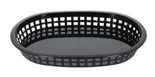 Cesta Pan Panera Negra Plastica 27x17cm Cn. 8885022034 Xavi