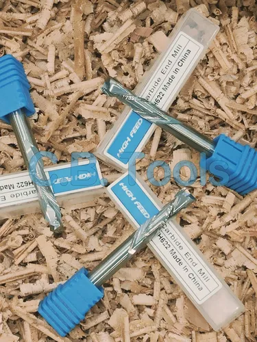 Fresa 2 Filos Recta Ø 6 X 42mm Router Cnc, Mdf, Acrilico,