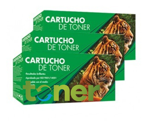 Pack 3 Toner Generico Tigre Cf248a 48a Con Chip M15w M28w 