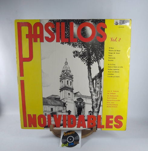 Lp Vinyl  Pasillos Inolvidables  Vol 2 - Sonero Colombia