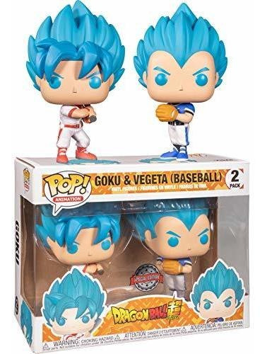 Animación Funko Pop: Dbs Goku Y Vegeta (béisbol) 2pk (exc)