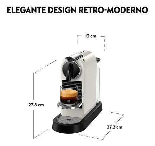 Cafeteira Nespresso CitiZ Branca | Parcelamento sem juros