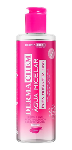 Água Micelar Rosa Mosqueta Íons Dermachem 250ml