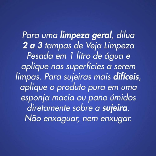 Limpador Limpeza Pesada X-14 Com Cloro Ativo 500ml Veja