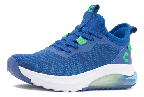 Tenis Para Caballero Charly Walking Relax Azul/lim 22-29
