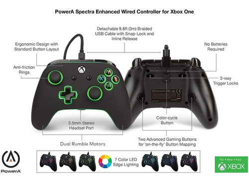 Control Alámbrico Powera Spectra Para Xbox One & Series X/s