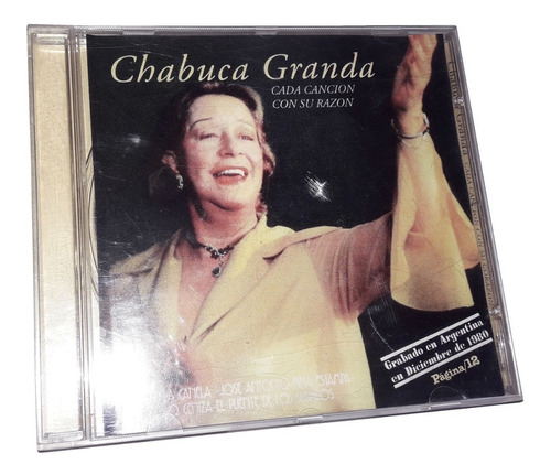 Chabuca Granda - Cada Cancion Con Su Razon / Cd