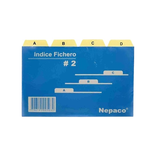 Indice Fichero Ceo N-2 Carton A-z