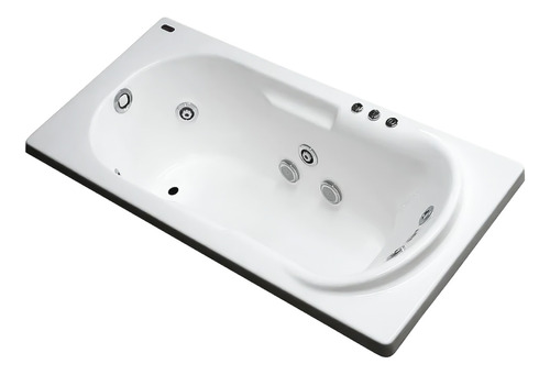 Bañera Hidromasaje 160x74 Ares Tecnofusión 4 Jets 2 Cervical