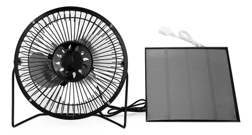 Mini Ventilador Portatil Alimentado Panel Solar Usb Para