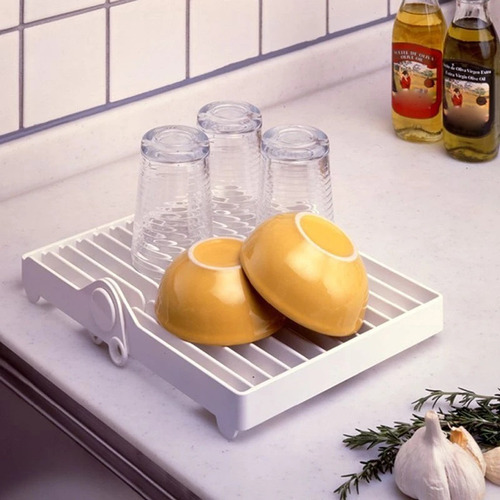 Escurridor Organizador De Platos Plegable Sf