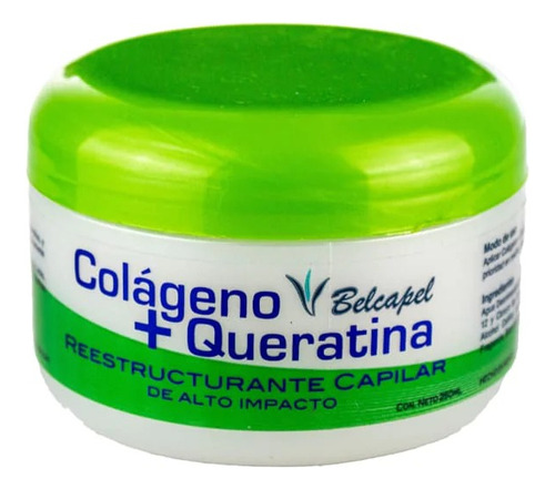 Belcapel Colágeno Queratina Para El Cabello Reestructurante