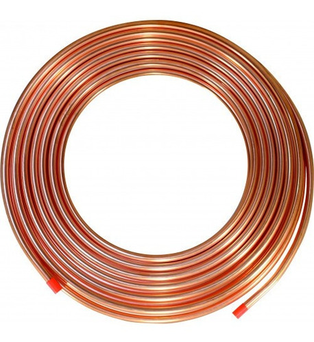 Tuberia De Cobre Flexible 1/2 Rollo 15 Metros