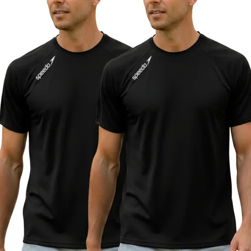 Kit 2 Camiseta Masculina Speedo Dry Fit Manga Curta Academia