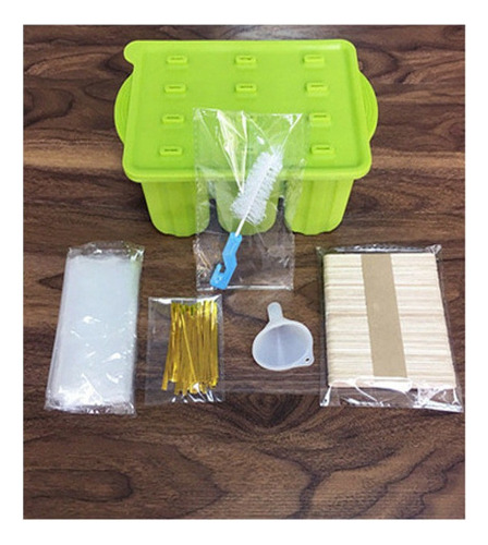 Molde Para Paletas Heladas, Cubitos De Hielo Reutilizables B