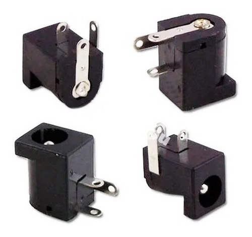 Conector Dc Mm Jack Hembra Plastico Para Pcb 15 Und