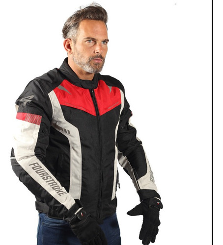 Imagen 3 de 6 de Campera Fourstroke Warrior Jacket Wp -all Motors-