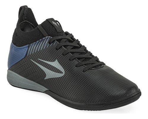 Botin Futsal Topper Stingray 2 Mach 5 Negro Solo Deportes