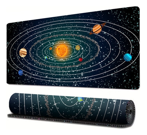 Tapete De Mouse Grande Do Universo De Ficção Científica, J
