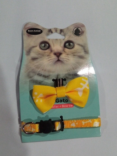 Collar + Corbata De Moño, Humita Para Gatos