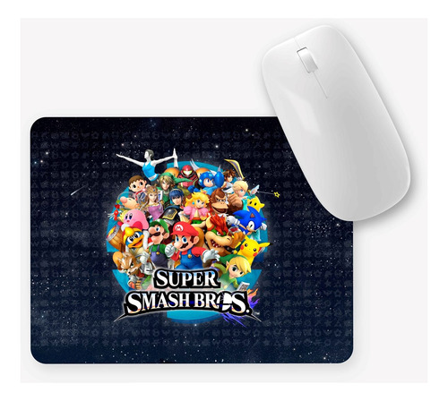 Mouse Pad Tapete Videojuego Gamer Super Smash Antiderrapante Full Color Mouse Pad Gamer Super Smash
