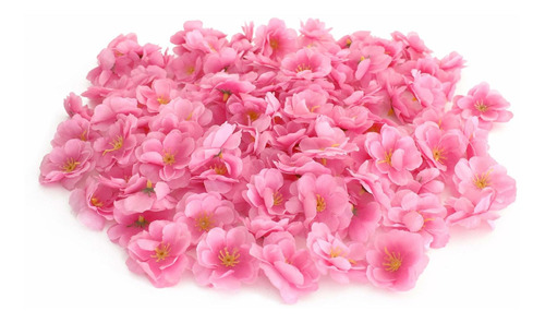 Hokpa Cabezal Seda Artificial Flor Cerezo Tela Falsa Sakura