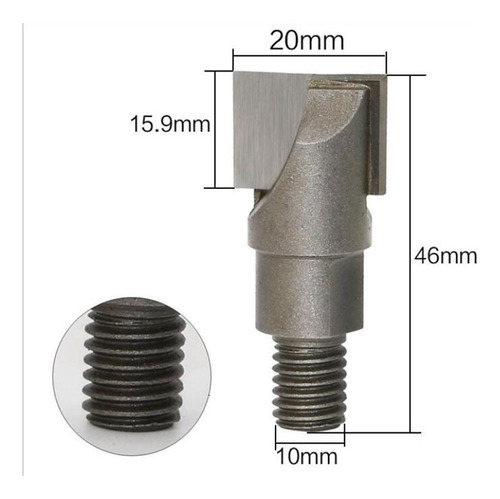 Broca De Enrutador De Limpieza Inferior 10x20mm