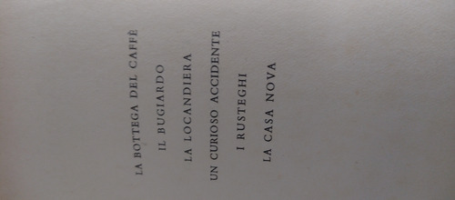 Carlo Goldoni (Usado)
