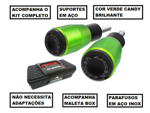 Kit Slider 7908 Verde Candy Brilhante Yamaha Mt 03 2020