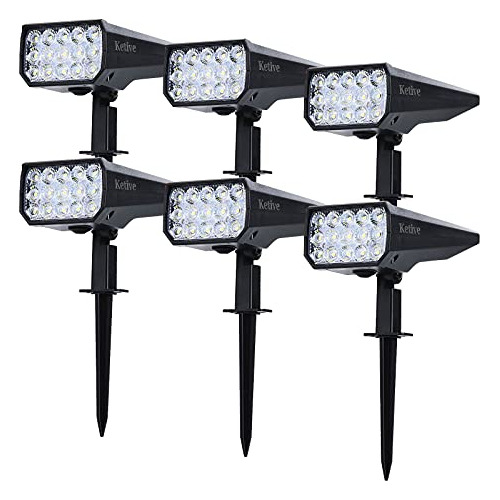 Luces Solares Exteriores Jardín, 15 Leds Brillantes, R...