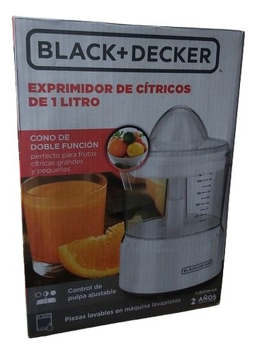 Exprimidor De Cítricos 1 Lt. Black + Deker / Sin Uso