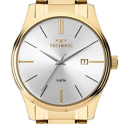 Relógio Technos Masculino Steel Dourado 2115mpn/4k + Nota F.