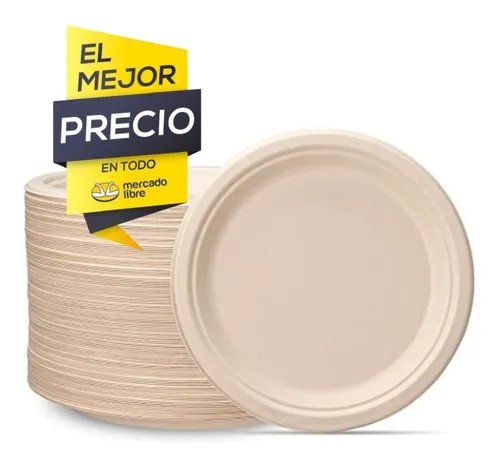 Plato desechable redondo outlet