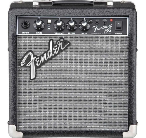 Amplificador De Guitarra Fender Frontman 10g 10w Distorsión