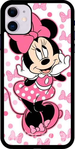 Funda de teléfono con cuerda líquida para Apple iPhone 14, 13, 12 Mini, 11  Pro, XS, MAX, XR, X, 8, 7, 6S, SE Plus, Mickey, Minnie Mouse, Love, Capa  Core Fivean unisex