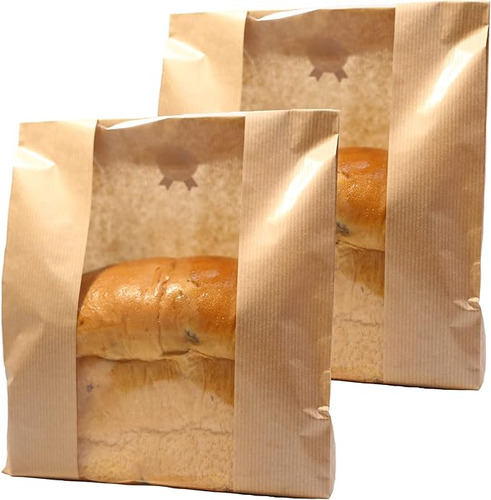 Gm Home 50 Bolsas Papel Para Tostadas Bolsa Pan Estraza Con