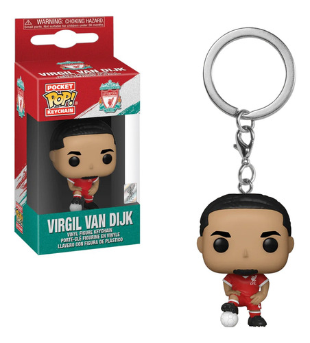 Funko Pop Llavero Virgil Van Dijk Futbool Fifa Liverpool Fc