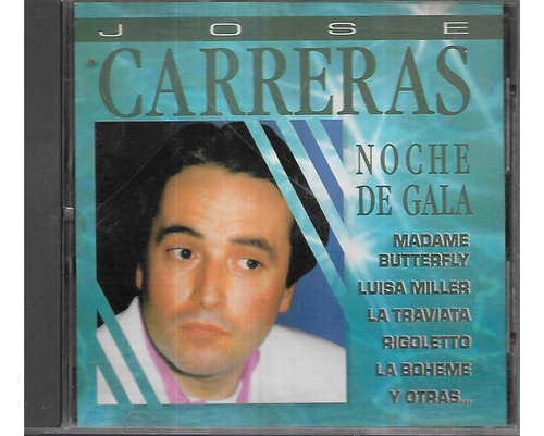 Jose Carreras Album Noche De Gala Sello Leader Music Cd 