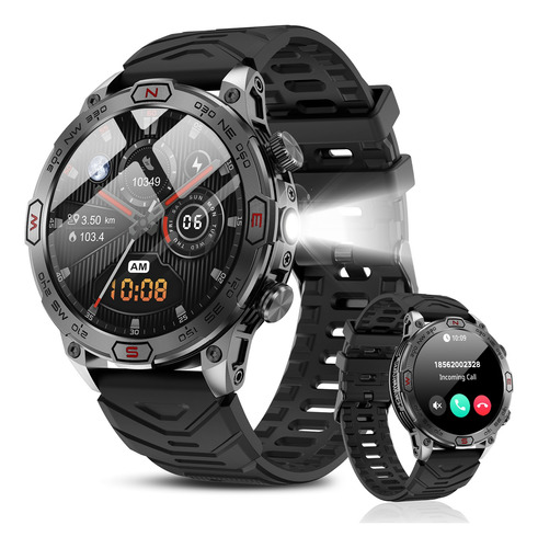 Smartwatch Deportivo Kc86 1.43  Bluetooth Llamada 