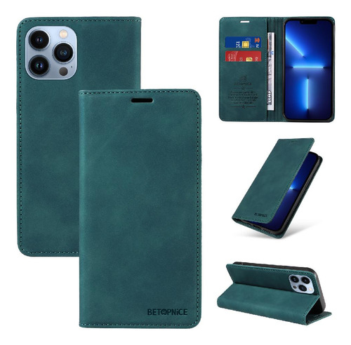 Caso Para El iPhone 12 Pro Magnético Protector Folio Pu