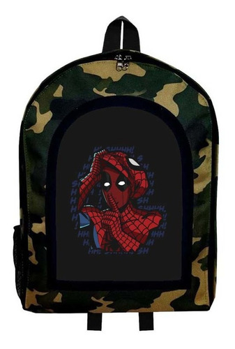 Mochila Camuflada Spider Man Modelo 78