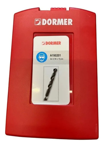 Jogo Brocas Dormer 19 Pçs A100 1,0-10,0mm Tin - A190201