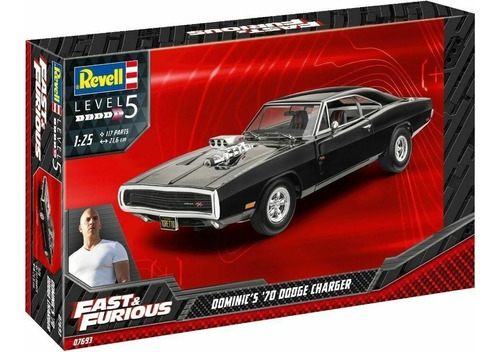 Revell Dodge Charger 1970 F&f 07693 1/25  Rdelhobby Mza